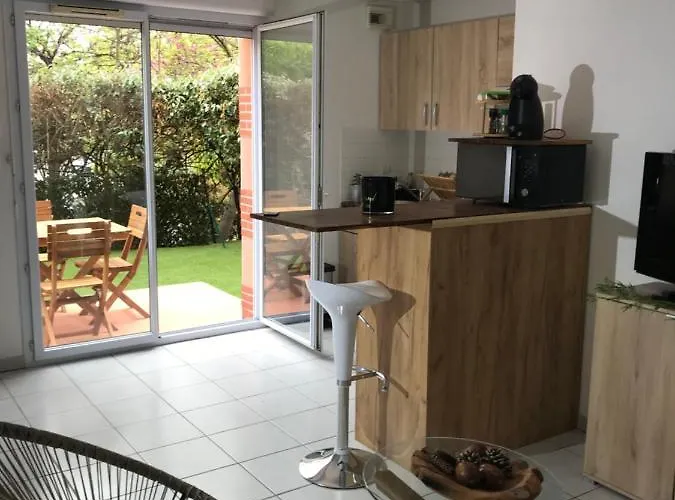 T2 Climatise Jardin & Court De Tennis/piscine /parking/fibre * Toulouse